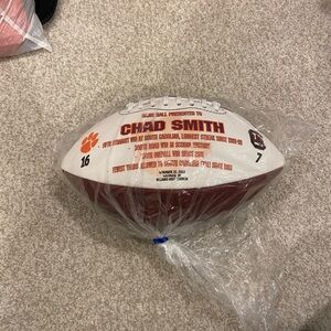 Clemson Commemorative Game Ball - Chad Smith - Clemson vs USC